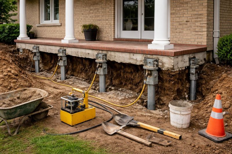 Basement Stabilization in Shelton, WA