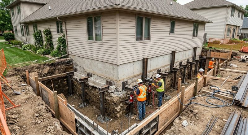 Basement Underpinning in Shelton, WA