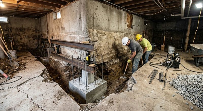 Basement Underpinning in Shelton, WA
