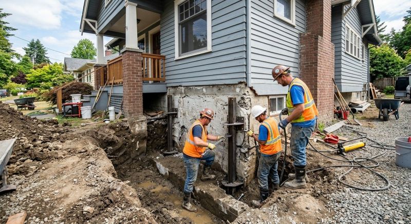 Concrete Foundation Repair in Gig Harbor, WA