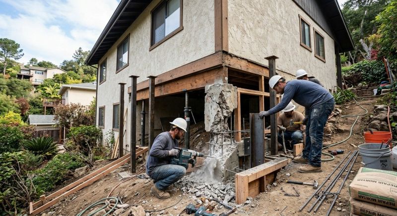 Concrete Foundation Repair in Olympia, WA
