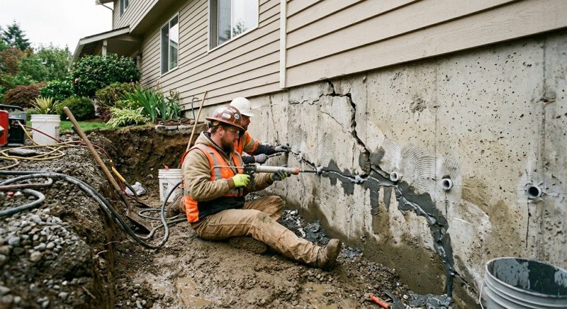 Cracked Foundation Repair in Lacey, WA