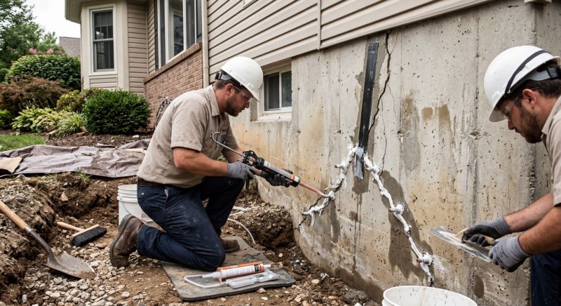 Cracked Foundation Repair in Shelton, WA