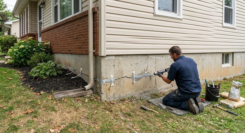 Cracked Foundation Repair in Olympia, WA
