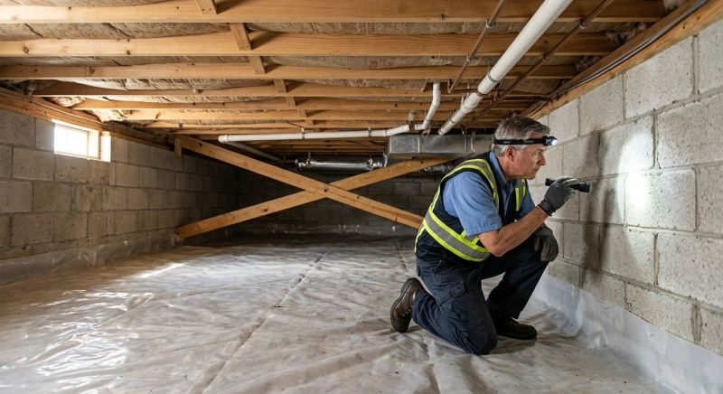 Crawl Space Leveling in Shelton, WA