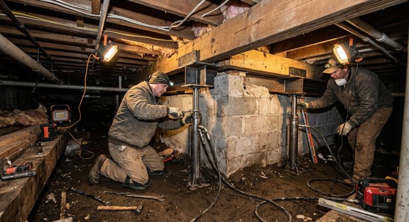 Crawlspace Foundation Repair in Shelton, WA