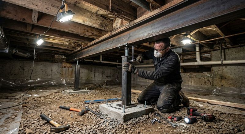 Crawlspace Structural Repair in Shelton, WA