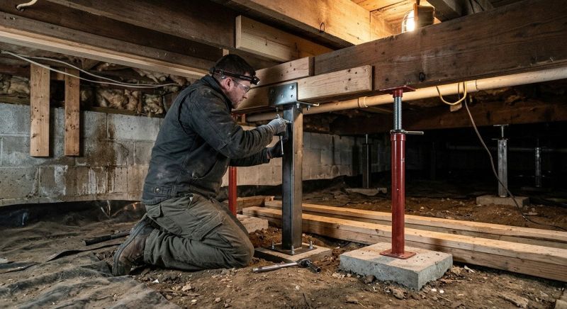 Crawlspace Structural Repair in Shelton, WA