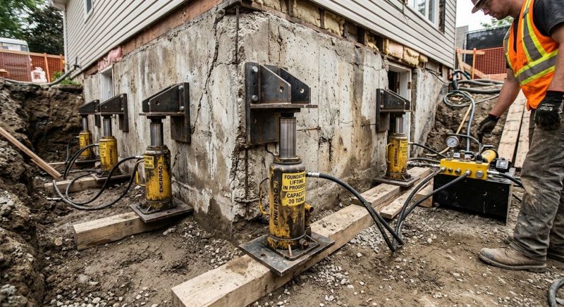 Foundation Jacking in Steilacoom, WA