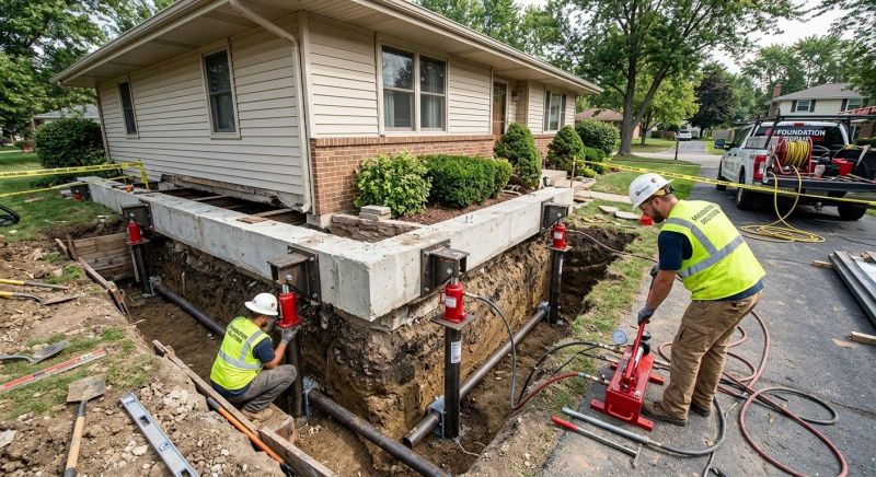 Foundation Jacking in Union, WA