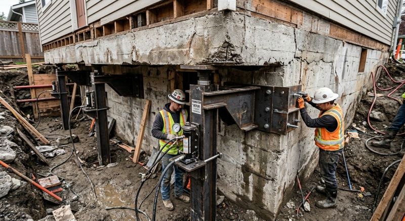 Foundation Lifting in Union, WA