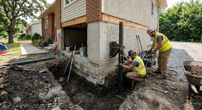 Foundation Pier Repair in Shelton, WA