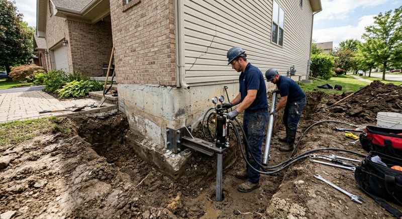 Foundation Settlement Repair in Shelton, WA