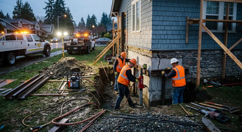 Foundation Stabilizing in Mccleary, WA