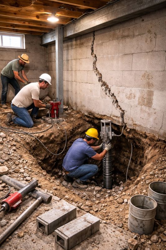 Foundation Structural Repair in Gig Harbor, WA