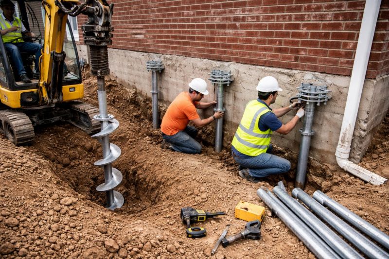 Helical Piers Installation in Shelton, WA