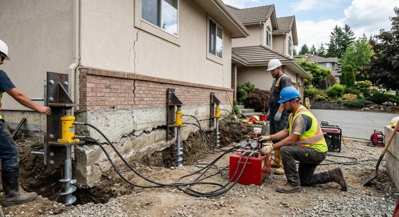 Sinking Foundation Lifting in Shelton, WA