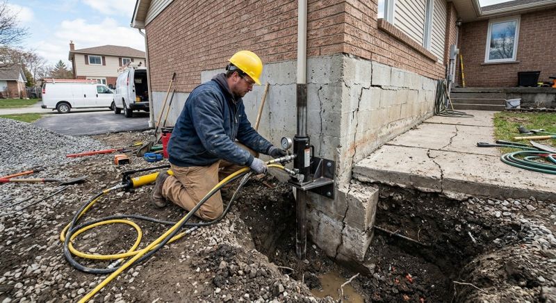 Sinking Foundation Repair in Shelton, WA