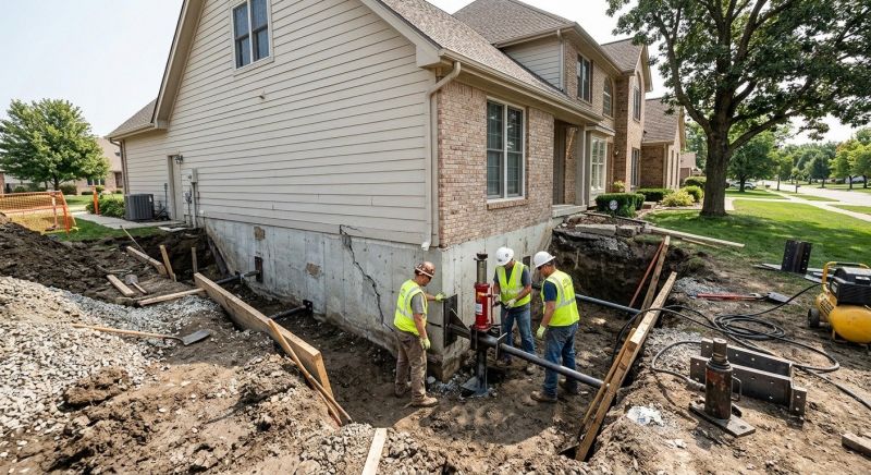 Sinking Foundation Repair in Shelton, WA