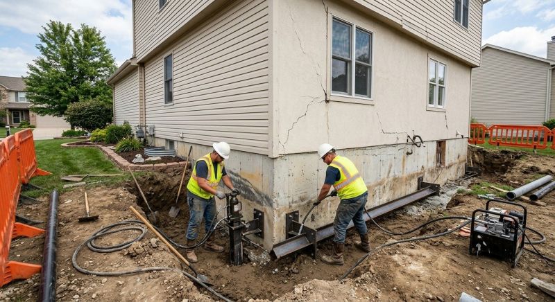 Sinking Foundation Repair in Thurston County, WA