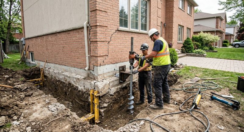 Sinking Foundation Repair in Thurston County, WA